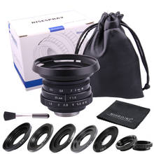 RISESPRAY-lente de cámara fujian 35mm f1.6 C, montaje de cámara CCTV, lente II para N1 Fujifilm Fuji NEX Micro 4/3 EOSM, color negro, novedad 2024 - compra barato