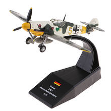 1:72 Bf-109 / Me-109 Germany Piston Fighter Gift for Plane Model Lover or Collector, Coffee Bar Home Display Decor 2024 - buy cheap