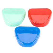 1pc 8cm*6.6cm*2.7cm Plastic Denture Storage Case Denture Storage Box Case Dental False Teeth Appliance Container Storage Box 2024 - buy cheap