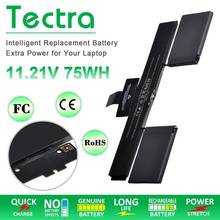 Tectra-batería A1437 para ordenador portátil, 11,21 V, 6600mAh, para Apple MacBook Pro, 13 ", 13,3", Retina A1425, finales A1437 2024 - compra barato