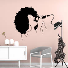 Free shipping Africa woman Decal Removable Vinyl Mural Poster For Kids Rooms Decoration Mural Custom stickers muraux 2024 - buy cheap