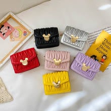 Disney cartoon Mickey Mouse fashion sequin messenger bag women's shoulder bag girl chain children decoration bag 2024 - buy cheap