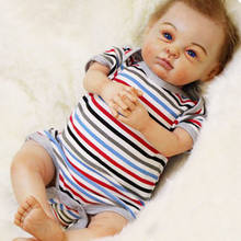 Muñecas de silicona de Super Ture para bebés recién nacidos, juguete de colección de 22 ", 55cm, Boutique 2024 - compra barato