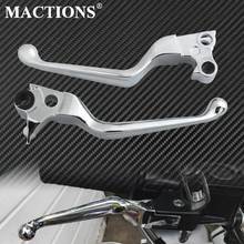Motorcycle Chrome Brake Lever Clutch For Harley Dyna Super Glide Street Bob 96-17 Sportster XL 883 1200  Touring Softail Fatboy 2024 - compre barato