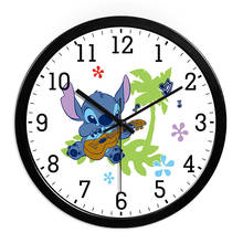 Милые Висячие часы Stido со звездами для малышей, с изображением щенка, настенные украшения, креативные часы для гостиной, детской комнаты, настенные часы 2024 - купить недорого