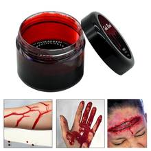 Ultra-realistic Blood Halloween Fake Wounds Scars Bruises Fake Blood Make Up Body Face Paint Simulation Cosplay 2024 - buy cheap