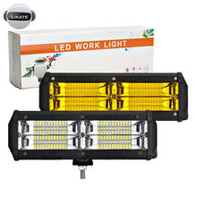 LKT 9 inch 144W LED Bar LED Work Light Bar for Driving Offroad Boat Car Tractor Truck 4x4 SUV ATV 12V 24V SPOT Lamp 2024 - buy cheap