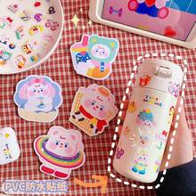 Bentoy Milkjoy 48pcs Korea Bear Cartoon Cute Sticker DIY Luggage Label Home Post Sticker Laptop Bag Cup Accessory 2024 - buy cheap