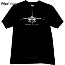 Camiseta de algodão masculina, camiseta de marca tupolev convés da moda russa, tamanhos grandes 4xl 5xl 2024 - compre barato