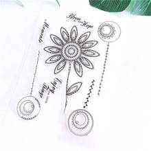 Sellos transparentes de silicona para álbum de recortes, láminas decorativas de sellos transparentes de girasol, DIY, para hacer tarjetas, 11x16 2024 - compra barato