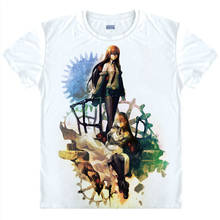 Steins Gate Makise Kurisu Print T-shirt Shiina Mayuri Cosplay Anime Tshirts Tops Summer Casual Tees T Shirt Funny Mens Shirts 2024 - buy cheap