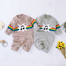 0-18M Winter Warm Sweater For Baby Newborn Kid Boy Girl Knitted Romper Long Sleeve Striped Jumpsuit Cute Sweet Body Outfit 2024 - buy cheap