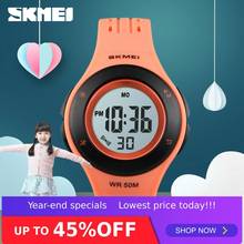 Reloj de pulsera para niños SKMEI Digital para niños niñas chicos Pu banda impermeable alarma retroiluminación reloj de pulsera electrónico reloj deportivo 1455 2024 - compra barato