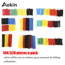 Shrinking 328Pcs Insulation Sleeving Thermal Casing Car Electrical Cable Tube kits Heat Shrink Tube Tubing Wrap Sleeve Assorted 2024 - buy cheap