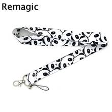 Animal Panda funny decorations Neck Strap Lanyard keychain Mobile Phone Strap ID Badge Holder Keyring cosplay Accessory Gifts 2024 - buy cheap