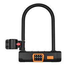 Bicycle U Lock Anti-theft Bike Password Lock Heavy Duty Combination U Lock Bike Locks Bike Safety Tool Bicycle 2024 - buy cheap
