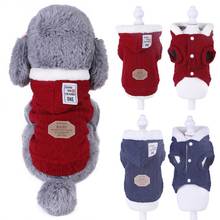 Pet Clothes For Small Dogs Clothing Winter Warm Clothing for Dogs Coat Puppy Outfit Pet Clothes for Large Dog Hoodies Chihuahua 2024 - buy cheap
