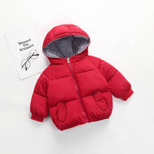 Abrigo corto de algodón para niños y niñas, ropa de invierno, novedad 2024 - compra barato