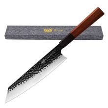 FINDKING-cuchillos de cocina japoneses de 9 pulgadas, herramientas de cocina hechas a mano, Kiritsuke, mango de madera, cuchilla afilada de calidad, novedad de 2020 2024 - compra barato