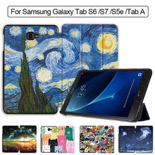 MTT мультяшный чехол с граффити для Samsung Galaxy Tab A A6 10,1 дюймов T580 T585 T580N PU кожаный флип-чехол для планшета защитный чехол 2024 - купить недорого
