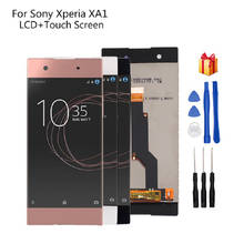 ЖК-дисплей для Sony Xperia XA1, дигитайзер в сборе для Sony XA1 G3116 G3121 G3112, ЖК-экран, запчасти для телефонов, Бесплатные инструменты 2024 - купить недорого