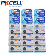 Pilas de botón de litio alcalino, 6 tarjetas, PKCELL CR1616 DL1616 ECR1616 LM1616 1616 3V, 30 Uds. 2024 - compra barato