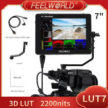FEELWORLD-Monitor de campo para cámaras DSLR, pantalla táctil de 7 pulgadas, 2200nits, 4K, HDMI, Full HD, 1920x1200, IPS 2024 - compra barato