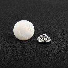 Simple Natural Shell Brooches Fixed Non-slip Pins Buckle Pearl Brooch Cardigan Clip Collar Lapel Pin Clothes Women Accessories 2024 - buy cheap