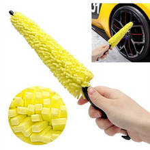 1pc Wheel Rims Tire Washing Brush Plastic Handle Car Wheel Brush Vehicle Cleaning Brush Auto Scrub Brush Car Wash Sponges Tools 2024 - buy cheap