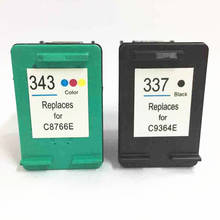 Einkshop-Reemplazo de cartucho de tinta para impresora HP 337, 343, Photosmart C4180, D5160, 337, 343, Deskjet 2575, D4160 2024 - compra barato