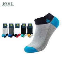 2020 Promotion Standard Casual Mens Socks New Spring and summer Men's Cotton Socks Mixed Color Embroidery Wholesale 2024 - buy cheap