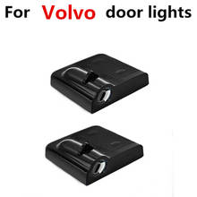 2pcs Led Car Door Logo Lights Laser Projector For Volvo s40 s80 xc60 s60 v70 xc90 v40 v50 dice vida 850 c30 v60 s70 940 xc70 c7 2024 - buy cheap