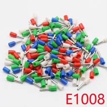 E1008 Tube insulating Insulated terminals 100PCS/Pack 1MM2 Cable Wire Connector Insulating Crimp Terminal Connector E- 2024 - buy cheap