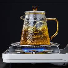 380/610 мл утолщенный термостойкий стеклянный чайник с фильтром чайный чайник кунг-фу цветочный чай лимонные горшки чайники домашний чайник 2024 - купить недорого