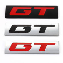 Автомобильные наклейки металлический значок-эмблема хвостовые отличительные знаки 3D GT Logo Grand Tour для BMW X6 X5 Ford Mustang Focus Mk 1 2 3 7 Mondeo Автомобильный Стайлинг 2024 - купить недорого