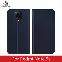 Redmi note 9s capa dzgogo iskin, capa magnética de couro tipo livro para xiaomi redmi note 9s 2024 - compre barato
