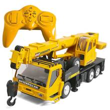 Rc Hoist Crane Model Engineering Car Toys For Children Birthday Xmas Good Gift Remote Control Freight Elevator 2024 - buy cheap