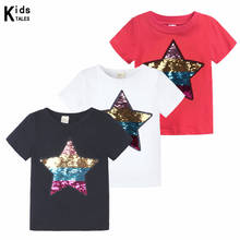 Camiseta de algodão para crianças, camiseta de manga curta com gola em o, camiseta para meninos e meninas de verão 2024 - compre barato