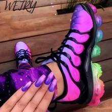 2020 Women's Shoes Summer Outdoor Sneakers Fashion Lace Colorful Comfortable Casual Plus Size 43 2024 - buy cheap