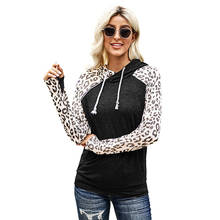 Sudadera de manga larga con estampado de leopardo para mujer, suéter cómodo y transpirable, ropa de calle, Tops de diseñador, Otoño, 2020 2024 - compra barato
