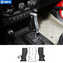 MOPAI Car Interior Black Replacement Gear Shift Knob Shifter Decoration Kit for Jeep Wrangler JK 2007-2016 Car Styling 2024 - buy cheap