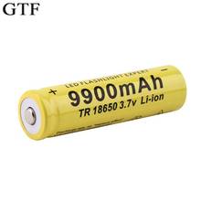 GTF 18650 Battery 3.7V 9900mAh Rechargeable Li-ion Battery For Led Flashlight Torch Cell Battery drop shipping 2024 - купить недорого