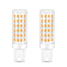 Lámpara LED G9 superbrillante, CA de 220V, 5W, 7W, 9W, 12W, 15W, bombilla LED de cerámica SMD2835, reemplazo de luz halógena de 20W-60W para candelabro, gran oferta 2024 - compra barato