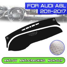 Car Dashboard Mat Anti-dirty Non-slip Dash Cover Mat UV Protection Shade Sticker for Audi A8L 2011 2012 2013 2014 2015-2017 2024 - buy cheap