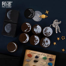 Planet Moon Series Mini Cute Wooden Rubber Stamps Diy Diary Stamps Set For Diy Craft Card Making Planner Scrapbooking 2024 - buy cheap