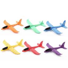 1pcs 48cm Epp Foam Hand Throw Glowing Airplane Outdoor Glider Plane Kids Gift Toy Foam Plane 2024 - buy cheap