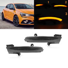 2x Dynamic Sequential Amber Led Side Mirror Turn Signal Lights For Renault Megane IV 2016-2019  Talisman 2016- 2024 - buy cheap