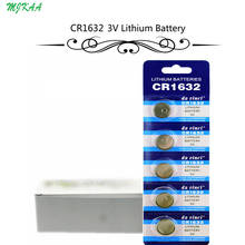Bateria de lítio moeda celular, 100 peças = 20 cartões cr1632 lm1632 br1632 ecr1632 cr 1632 para relógio eletrônico brinquedo remoto 2024 - compre barato