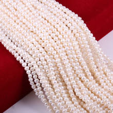 High Quality Real Pearl Loose Beads Natural Freshwater Pearls for Women Jewelry Making Bracelet DIY Necklace Accessories 5-6mm 2024 - buy cheap