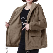 Women's Corduroy Jacket 2020 New Autumn Winter  Jackets Large Size Plus Velvet Thickening Keep Warm Cotton Coat Windbreaker 5XL 2024 - buy cheap